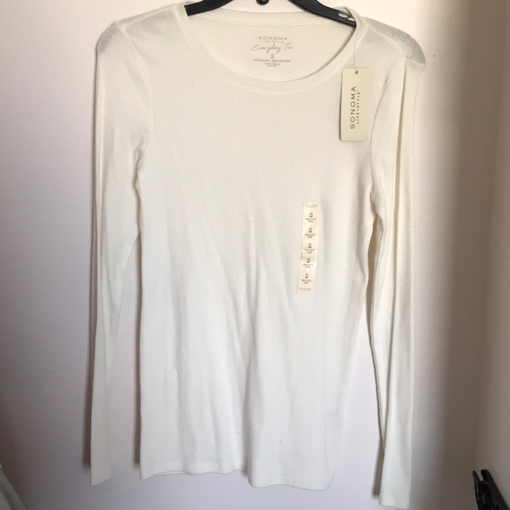 NWT Sonoma Off White Long sleeve